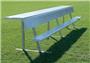 Aluminum Player Bench with Shelf