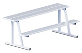 7.5 FT Portable Scorer Table with Bench (Outdoor)