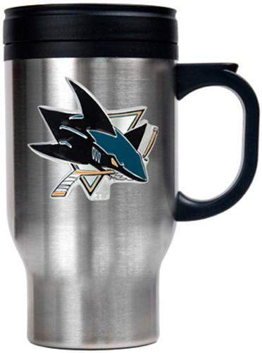 NHL San Jose Sharks Stainless Steel Travel Mug