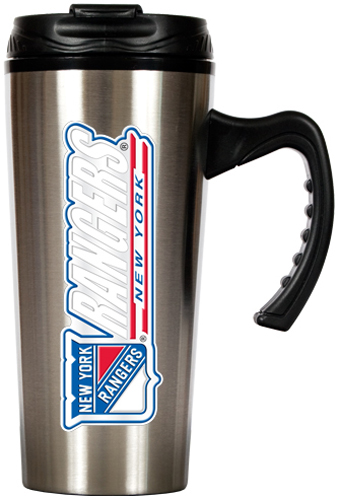 NHL NY Rangers Slim Stainless Steel Travel Mug