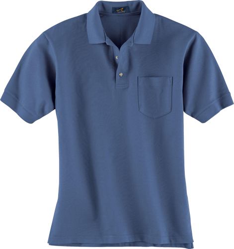 Ash City Mens Pique Polo With Pocket. Printing is available for this item.