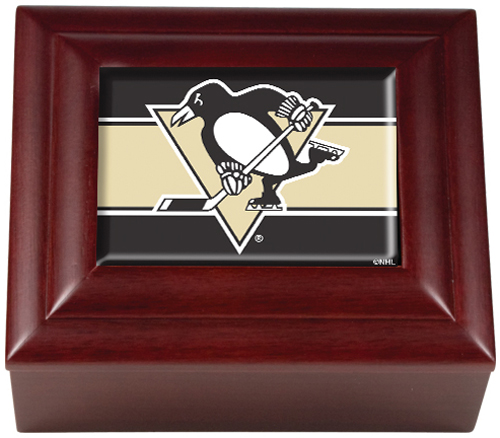 NHL Pittsburgh Penguins Wood Keepsake Box