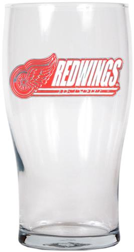 NHL Detroit Redwings Single Pub Glass