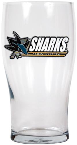 NHL San Jose Sharks Single Pub Glass