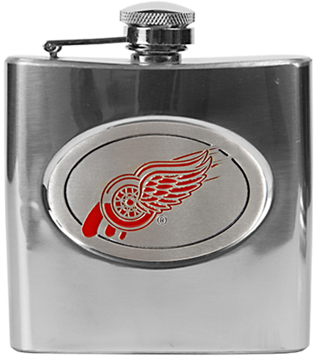 NHL Detroit Redwings Stainless Steel Flask