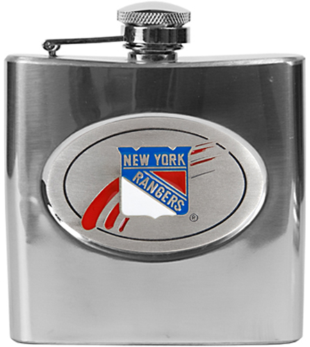 NHL New York Rangers Stainless Steel Flask