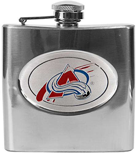 NHL Colorado Avalanche Stainless Steel Flask