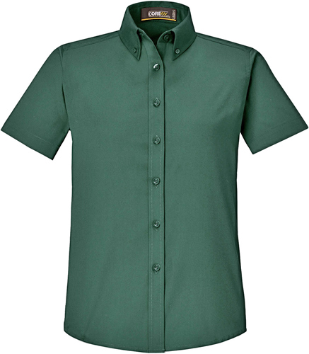 Core365 Optimum Ladies Short Sleeve Twill Shirt. Printing is available for this item.