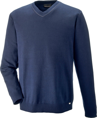 North End Merton Mens Soft Touch V-Neck Sweater