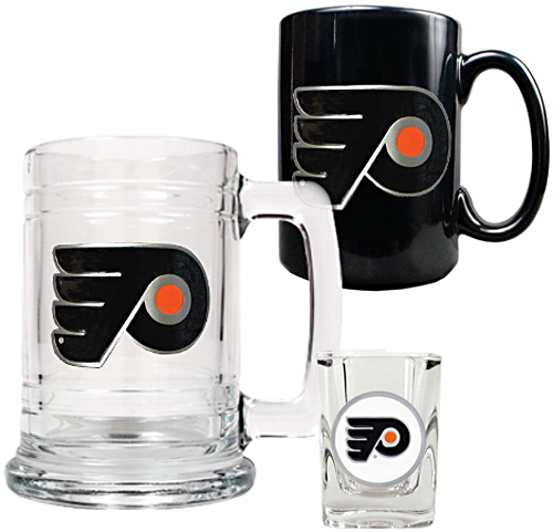 NHL Flyers Tankard, Coffee Mug & Shot Glass Set