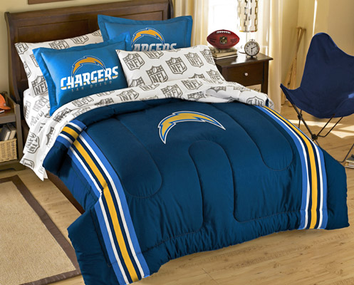 Northwest NFL Chargers Full Bed in Bag Sets
