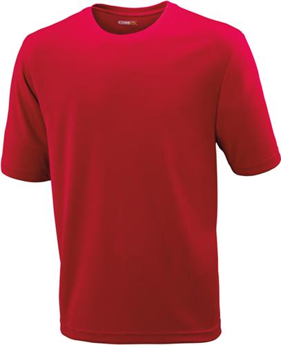 Core365 Pace Mens Performance Pique Crew Neck. Printing is available for this item.