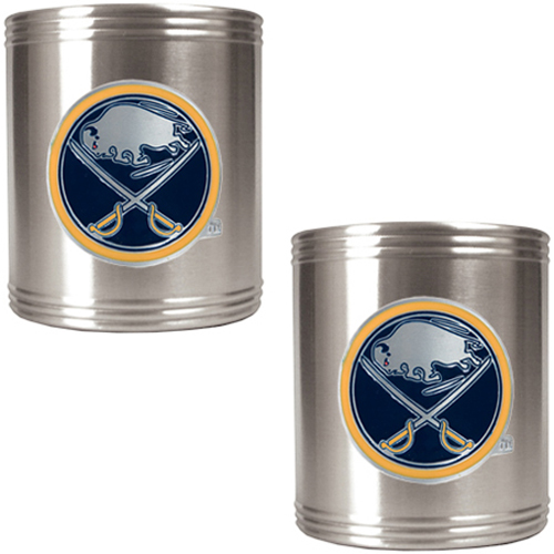 NHL Buffalo Sabres 2pc Stainless Steel Can Holder