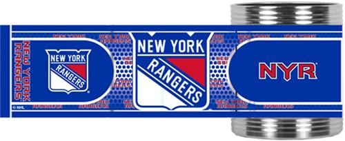 NHL Rangers Stainless Can Holder Hi-Def Wrap