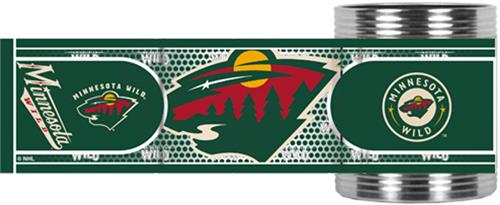 NHL Minnesota Stainless Can Holder Hi-Def Wrap