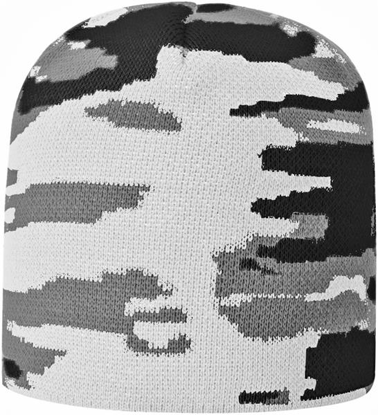 grey camo beanie