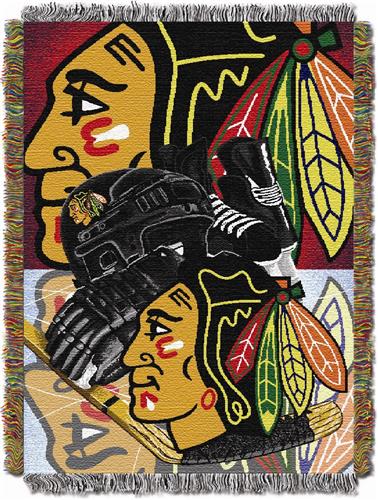Northwest NHL Blackhawks HIA Tapestry Throw