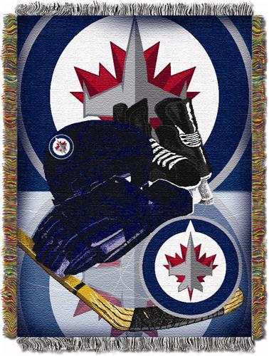 Northwest NHL Jets Tapestry Throw