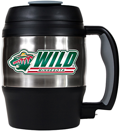 NHL Minnesota Wild Jumbo Heavy Duty Travel Mug
