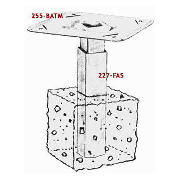 Adams 255BATM & 227FAS Baseball Base Anchors Baseball Equipment & Gear