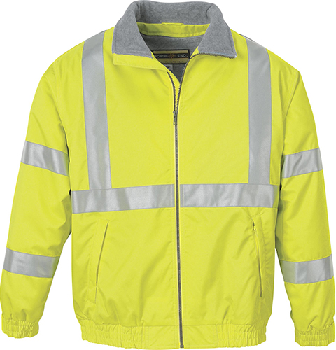 North End Mens Insulated X Pattern Safety Jacket