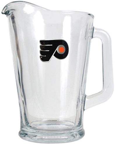 NHL Philadelphia Flyers Glass Beverage Pitcher
