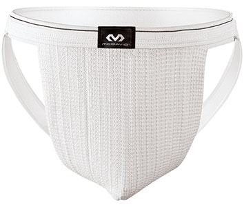 McDavid Sospensorio Uomo Sportivo, 2 Pezzi, Sostegno E Comfort Per Baseball E Sport Di Contatto, Nero