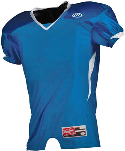 Rawlings Style 'D' Football Game Jersey W/Inserts. Decorated in seven days or less.