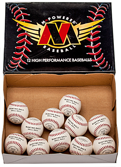 M Powered Bunting & Skill Practice Baseballs (Dz) - Baseball Equipment ...