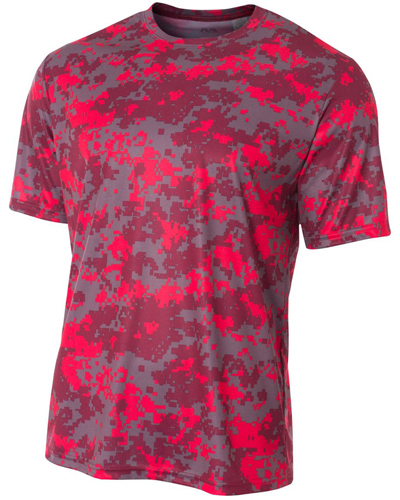 A4 Adult/Youth Camo Performance T-Shirts. Printing is available for this item.