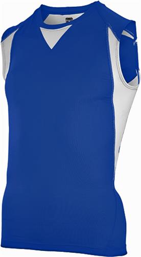 Teamwork Adult Volt Compression Track Singlet. Printing is available for this item.