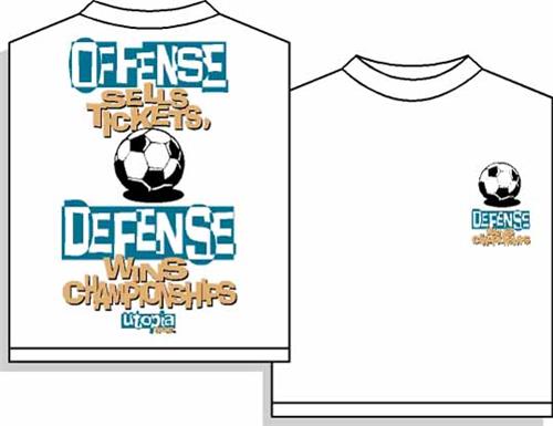 Utopia Defense Wins Soccer T-shirt