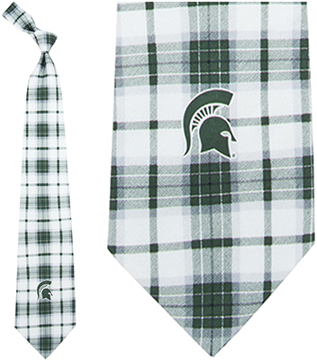 Eagles Wings NCAA Michigan State Spartans Silk Tie