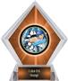 Hasty Awards Orange Diamond Swimming Ice Trophy
