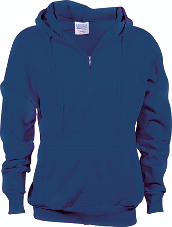 Eagle USA Quarter Zip Heavyweight Fleece Hoodies. Decorated in seven days or less.
