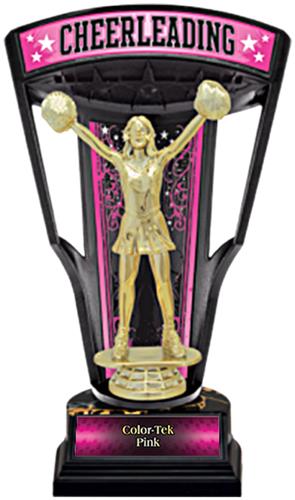 Hasty Awards 9.25" Stadium Back Cheer Trophy. Personalization is available on this item.