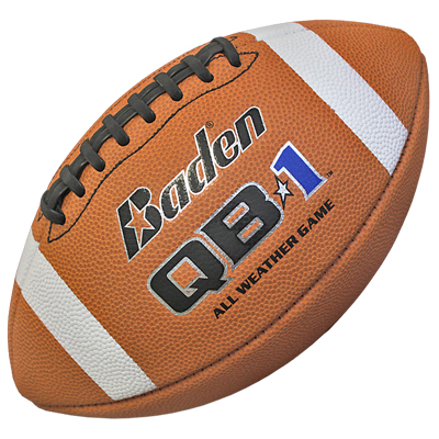 Baden QB1 All-Weather Game NFHS Footballs | Epic Sports