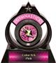 Eclipse 6" Gymnastics Pink Burst-Out Trophy