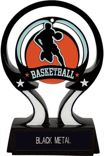Hasty Awards 6" Glow in the Dark Basketball Trophy. Engraving is available on this item.