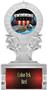 Hasty Awards 7" Shoot Star Ice Patriot Swim Trophy