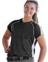 Women Girls 2-Button Brushback Softball Jersey