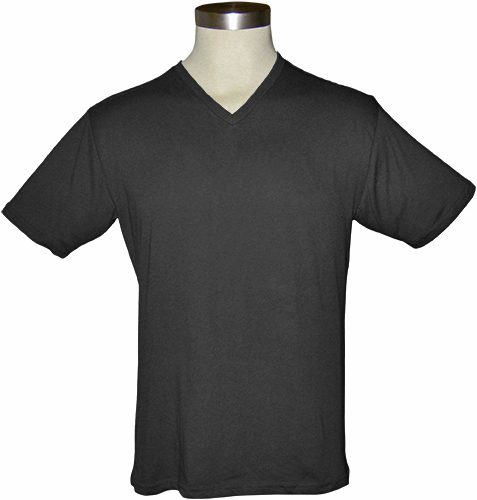 Trecento Mens Short Sleeve V-Neck Tee. Printing is available for this item.