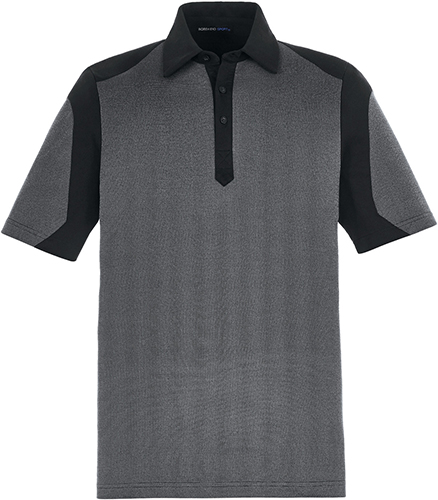 North End Sport Mens Merge Cotton Blend Polo. Printing is available for this item.