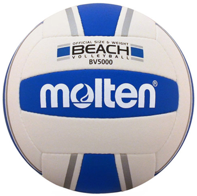 Molten V5B5000 - Ballon De Beach Volley Officiel FIVB Approuvé - Rouge/Blanc/Bleu - Performance Pro