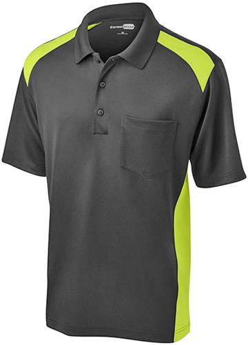 CornerStone Adult Snag-Proof Two Way Pocket Polo. Printing is available for this item.