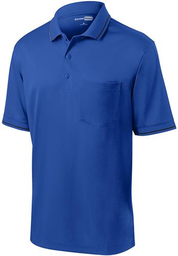CornerStone Adult Snag-Proof Tipped Pocket Polo