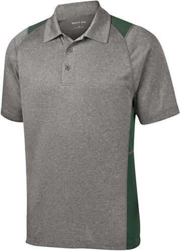 Sport-Tek Adult Heather Colorblock Contender Polo. Printing is available for this item.