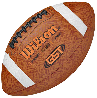 Wilson GST TDS Composite Leather Game Footballs