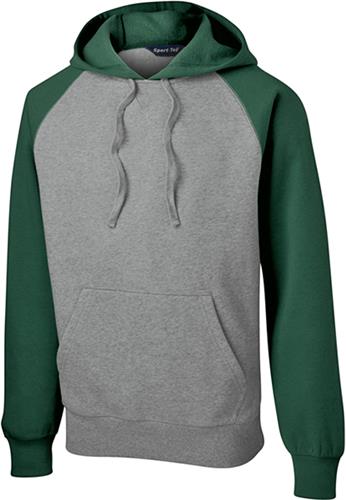 Sport-Tek Adult Raglan Pullover Hooded Sweatshirt. Decorated in seven days or less.