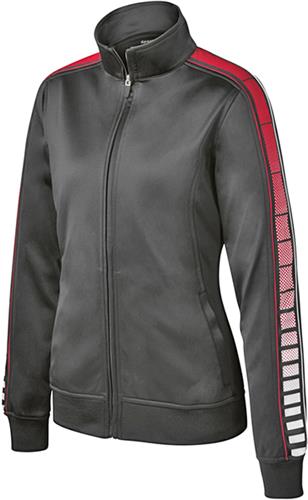 Sport-Tek Ladies Sublimation Tricot Track Jacket. Decorated in seven days or less.